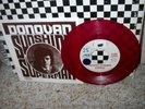 DONOVAN-Sunshine Superman-OR.1966 GARAGE PSYCH RED VINYL PROMO P/S 45 PLAYS VG++