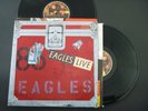 Eagles Live w/ Poster Promo Classic Rock Records 2 Vinyls lp Album