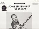 JOHN LEE HOOKER LIVE IN 1978, 1979 original 1st press Lunar #2 LP  NM
