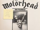 Motörhead On Parole Vinyl Record VG+/VG+ LBR1004 1976 1st Press