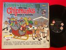 Christmas With The Chipmunks Vol. 2 LP Liberty Mono 1st Press Metallic Foil EX