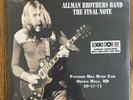Allman Brothers Band ‎”The Final Note” 2x LP RSD 2021 BLACK & WHITE SWIRL SEALED
