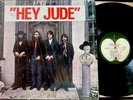 The Beatles Hey Jude With Rare Hype Sticker  Vg+