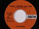 R&B Sax Rocker/Doo Wop 45 SPICES Money, Fortune And Fame CARLTON promo HEAR e