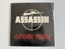 Assassin License To Kill LP Private Heavy Metal 1985 RARE SHRINK Rock Glacier