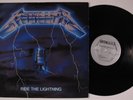 METALLICA Ride The Lightning MEGAFORCE LP VG+ 1st pressing with merch insert q
