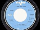 The Beatles – Strawberry Fields Forever / Penny Lane A-6299, A prefix, US, 1981