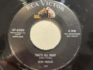 45 Elvis Presley RCA Victor That’s All Right/blue Moon Of Kentucky 2S/2S Sun
