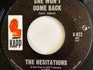 HESITATIONS She Won't Come Back, Be Right There RARE Northern Soul 45, Kapp, mp3