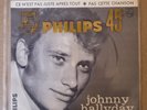 D - RARE SP JUKEBOX Johnny Hallyday - Not This Song 1962 INSERT + POUCH