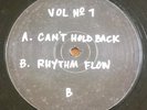 DJ Flavours Vol #1 - Can't Hold Back / Rhythm Flow : 1995 House / Breakbeat 12