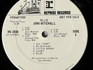 Joni Mitchell-Blue-ORIGINAL 1971 US Reprise White Label PROMO LP-VG+