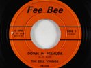 Doo-Wop R&B 45 - Dell Vikings - Down In Bermuda/Maggie - Fee Bee VG+