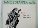 JANOS STARKER BACH SUITE NO.4 & 6 COLUMBIA OL3203 Japan DG FLIP BACK VIN