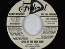 R&B Rocker 45 - Midnighters - Open Up The Back Door - Federal VG+