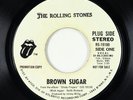 Rolling Stones 45 - Brown Sugar - Rolling Stones - promo