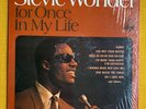 VTG STEVIE WONDER *For Once In My Life* 1968 Tamla 291 Soul Funk LP Vinyl Record