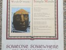 Simple Minds Someone Somewhere In Summertime 12” Original Vinyl Single Nr Mint