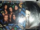 BANG TANGO PSYCHO CAFE LP PROMO HYPE DECAL 1989 MECHANIC LABEL VG+ VINYL