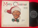 Bing Crosby / Merry Christmas LP Decca Mono Black Label 1st Press GD+