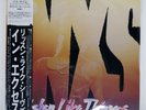 INXS LISTEN LIKE THIEVES WEA P13159 Japan OBI INSERT POSTER Postcard VINYL 12