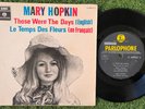 Mary Hopkin Those Were the Days English & French Israel 7