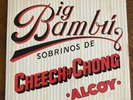 Cheech and Chong – Big Bambu Vinyl LP (VG Condition, Includes Rolling Paper)