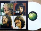 THE BEATLES Let It Be LP 1970-1985 Brazil Press White Colored Vinyl 066 04433 NM