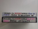 Michael Jackson HIStory Tour Tokyo + HIStory Paris 1997 2x Cassette Tapes