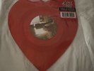 LANA DEL REY HEART VYNIL- Love / Lust For Life - Heart Shaped Red Vinyl - 7