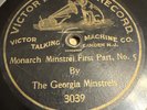 Victor Monarch 78 RPM Georgia Minstrels - Monarch Minstrel 1st Part No 5 3039 V+