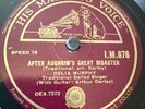 HMV 78 RPM Delia Murphy - After Aighrim’s Great Disaster IM 676 E- Irish Ballad