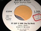 Record / Marty Wilde - My Baby Is Gone USA Original Promo 45 Demented Rockabilly