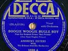 Andrews Sisters-Boogie Woogie Bugle Boy/Bounce Me Brother 1941 Decca 78 rpm V+