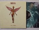 NIRVANA In Utero Original '93 DGC 1st Clear Vinyl Promo Pressing Kurt Cobain EX