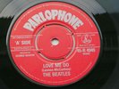 THE BEATLES  LOVE ME DO  45  UK  1982  SOUTHALL  VIRGIN PRESS