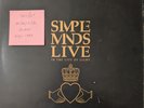 Simple Minds Live In The City Of Light Vinyl Record VG+/G+ SMDLX1 1987