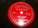 LIL SON JACKSON - IMPERIAL 78 RPM #5259 - DIRTY WORK/ LITTLE GIRL - LISTEN