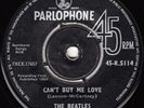 Beatles: Can't Buy Me Love/You Can't Do That -Parlophone (India) 45-R.5114 1964