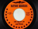 Northern Soul 45 - Jackie Beavers - Come Back My Love - Nation