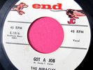 THE MIRACLES - Got a Job - super clean 45 rpm - End 1016