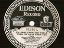 Edison Diamond Disc 52289 Ernie Golden and His Orch w/ Vaughn De Leath  vocal