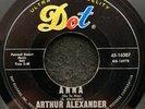 Anna/I Hang My Head And Cry by Arthur Alexander (Dot 16387) 7
