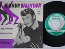 JOHNNY HALLYDAY I Got A Woman / Be Bop A Lula RARE Denmark 45 rockabilly DANISH