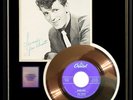 GENE VINCENT BE BOP A LULA GOLD RECORD 45 RPM W-PRINTED SIGNED AUTOGRAPH RARE