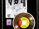 THE RONETTES BE MY BABY 45 RPM GOLD RECORD W-PRINTED SIGNED AUTOGRAPHS RARE