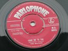 THE BEATLES 1963   IRISH  45  FROM ME TO YOU    RED PARLOPHONE MADE IN IRELAND