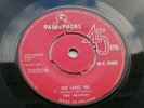 THE BEATLES 1963   IRISH  45  SHE LOVES YOU    RED PARLOPHONE MADE IN IRELAND