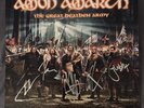 Amon Amarth Great Heathen Army LP SIGNED Smoke Clear Vinyl Unplayed Metal Blade