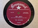 78Rpm Rock n Roll, The Crickets 'Oh Boy / Not Fade Away' US Brunswick